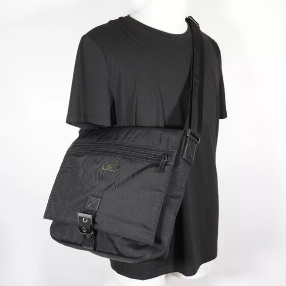 GUCCI Shoulder Bag 141194 black Nylon canvas unisex - Picture 1 of 16